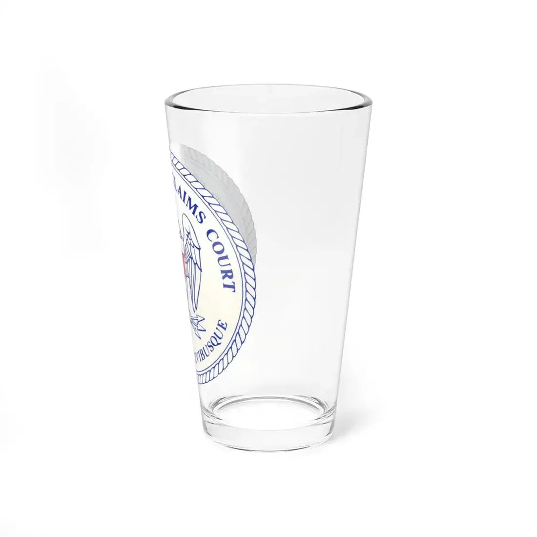 Seal of the United States Claims Court from 1982 to 1992 - Pint Glass 16oz - Go Mug Yourself