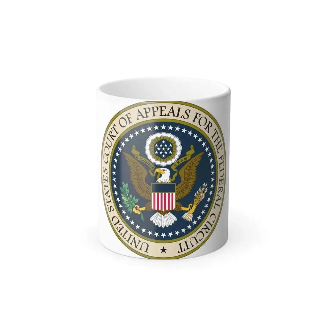 Seal of the United States Court of Appeals for the Federal Circuit - Color Changing Coffee Mug 11oz - Go Mug Yourself