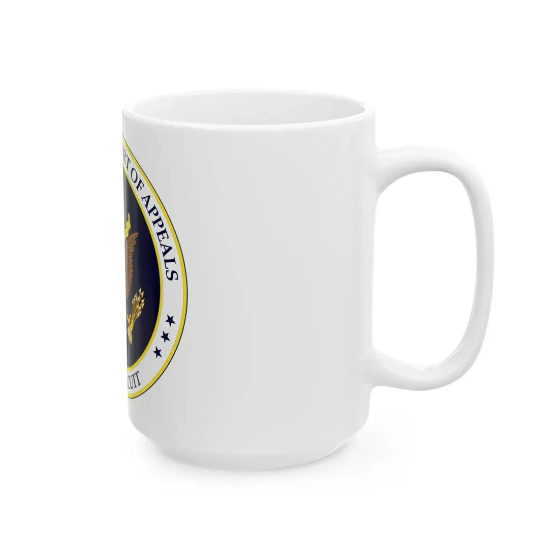 Seal of the United States Court of Appeals for the Fifth Circuit - White Coffee Mug - Go Mug Yourself