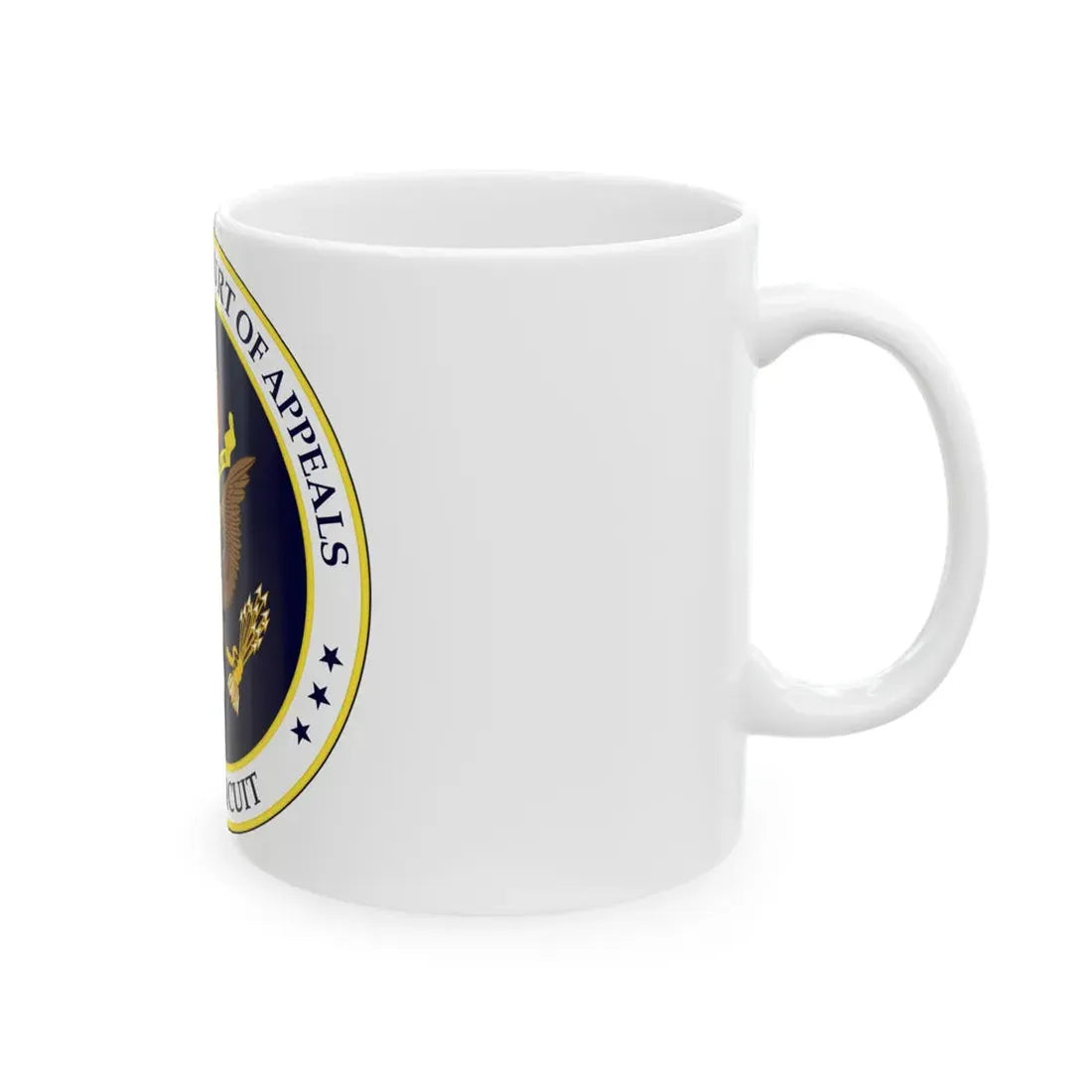 Seal of the United States Court of Appeals for the Fifth Circuit - White Coffee Mug - Go Mug Yourself