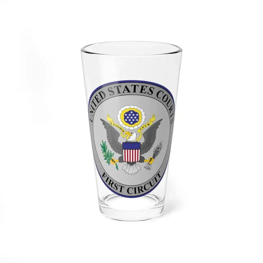Seal of the United States Court of Appeals for the First Circuit - Pint Glass 16oz 16oz - Go Mug Yourself