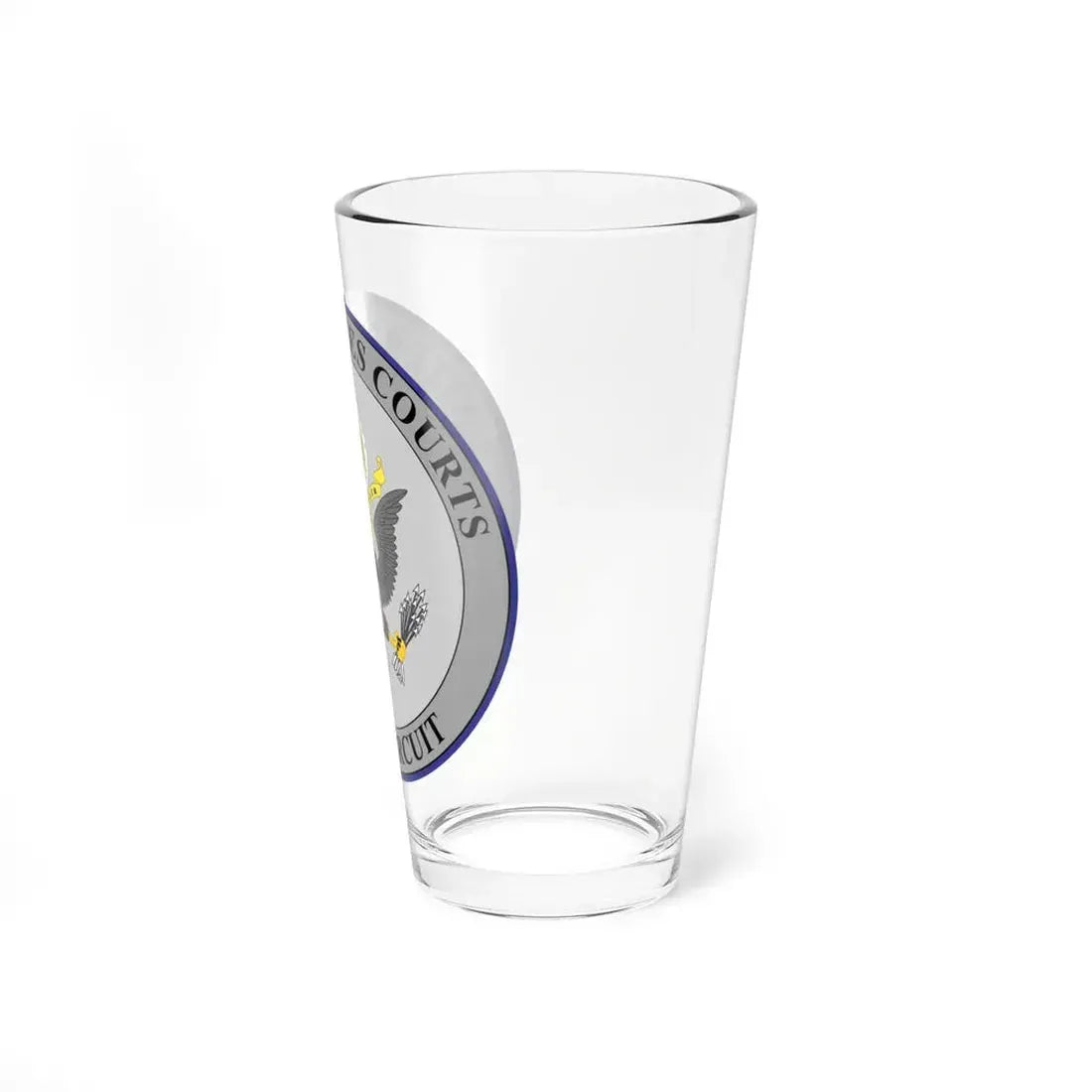 Seal of the United States Court of Appeals for the First Circuit - Pint Glass 16oz - Go Mug Yourself