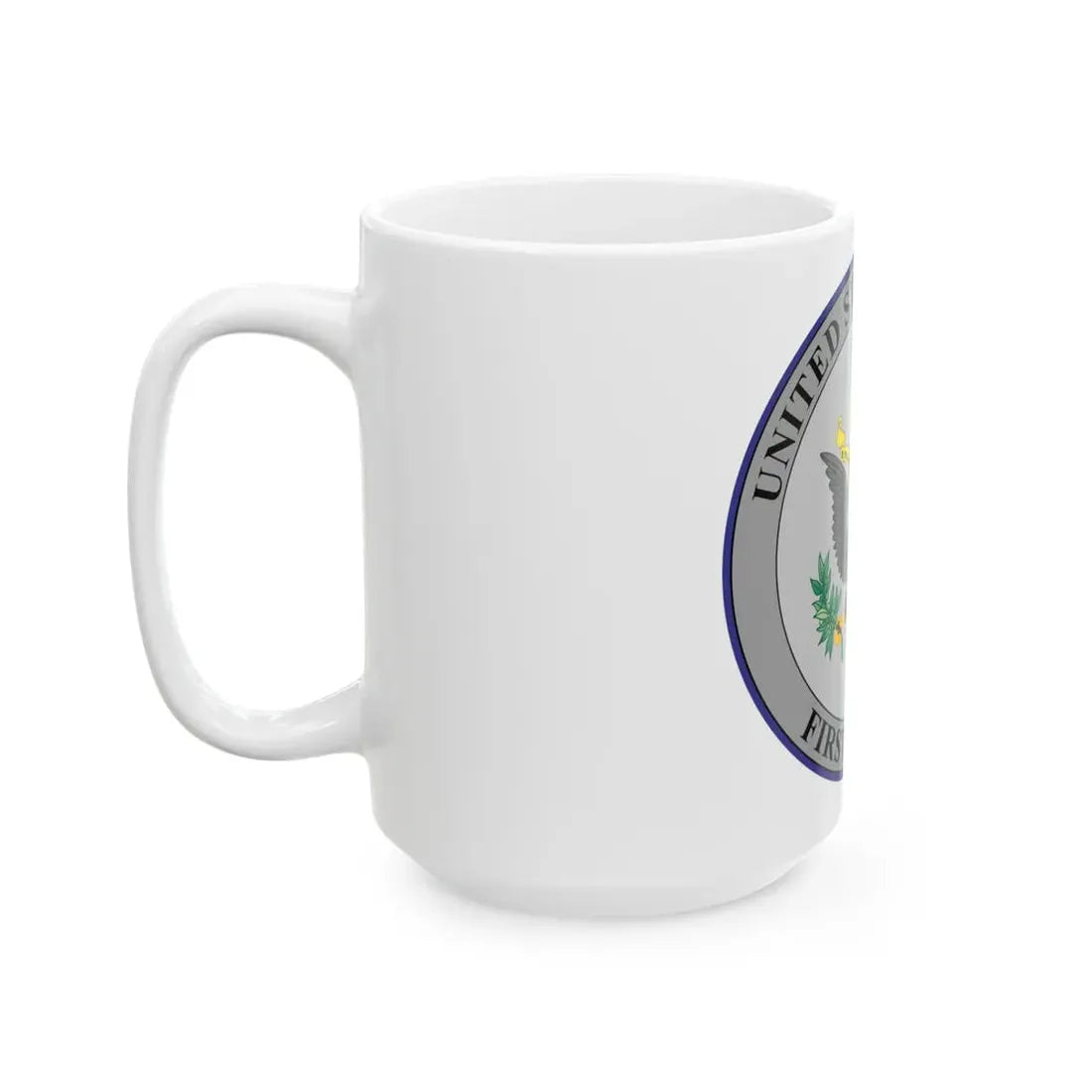 Seal of the United States Court of Appeals for the First Circuit - White Coffee Mug - Go Mug Yourself