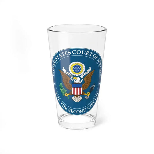 Seal of the United States Court of Appeals for the Second Circuit - Pint Glass 16oz 16oz - Go Mug Yourself