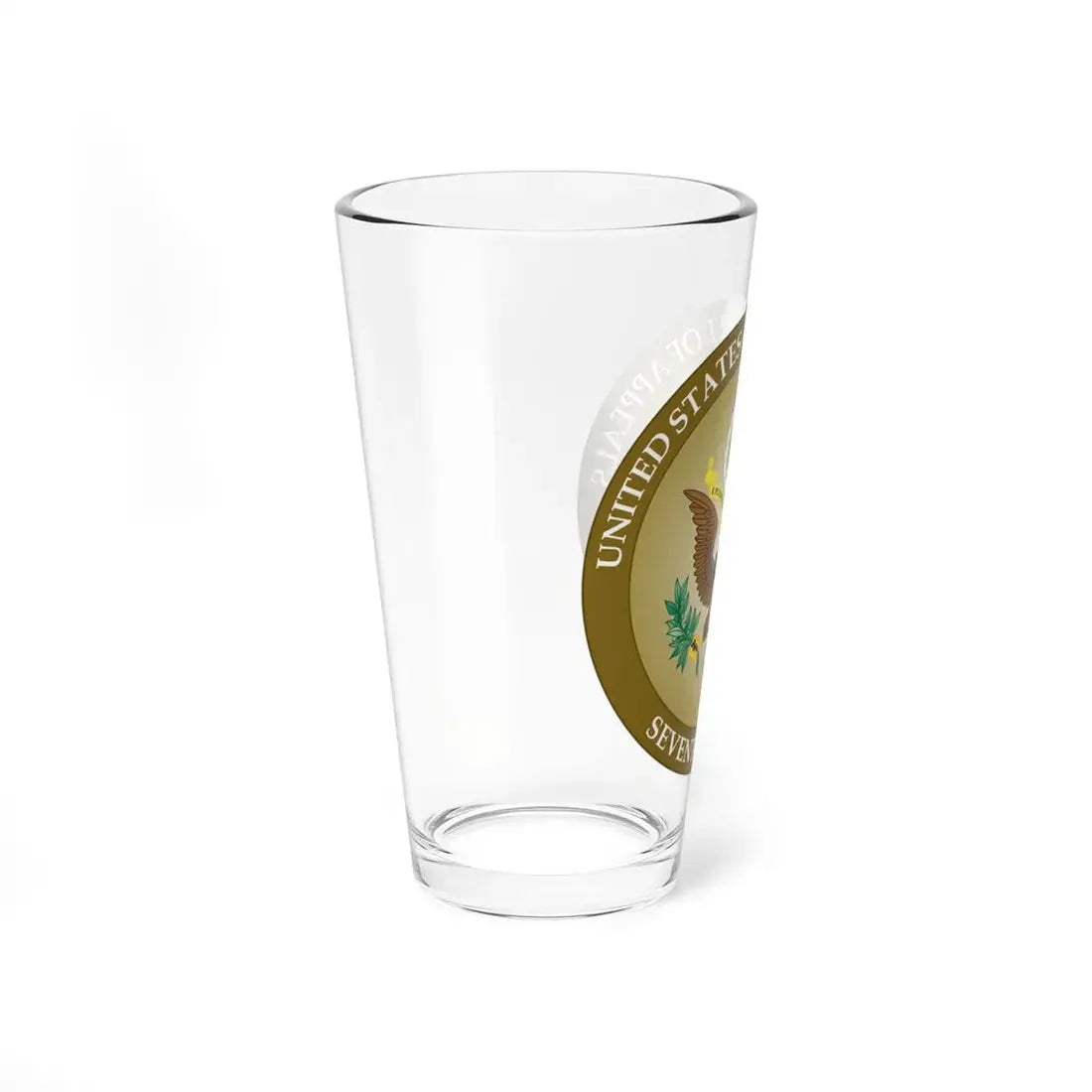 Seal of the United States Court of Appeals for the Seventh Circuit - Pint Glass 16oz - Go Mug Yourself