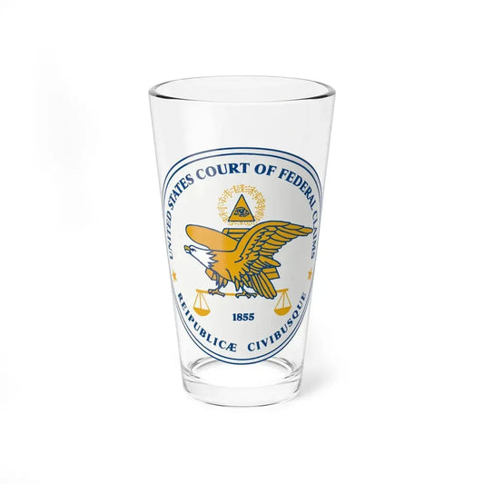 Seal of the United States Court of Federal Claims - Pint Glass 16oz 16oz - Go Mug Yourself