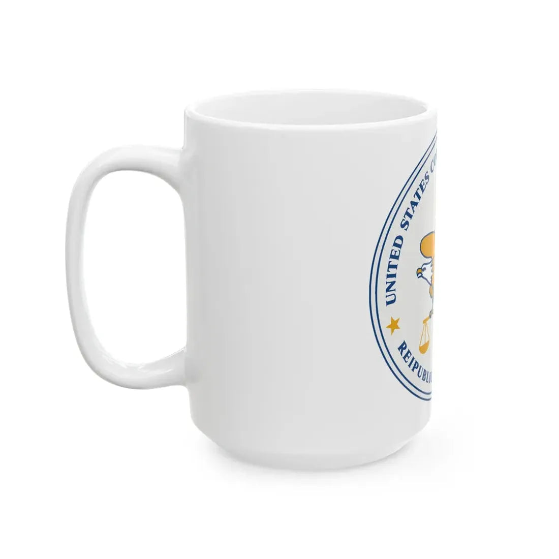 Seal of the United States Court of Federal Claims - White Coffee Mug - Go Mug Yourself