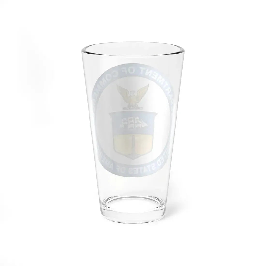 Seal of the United States Department of Commerce - Pint Glass 16oz - Go Mug Yourself