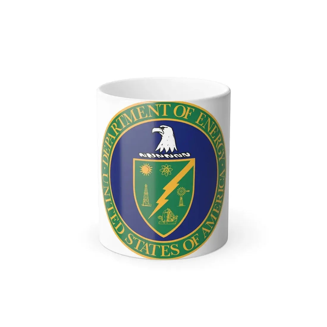 Seal of the United States Department of Energy - Color Changing Coffee Mug 11oz - Go Mug Yourself