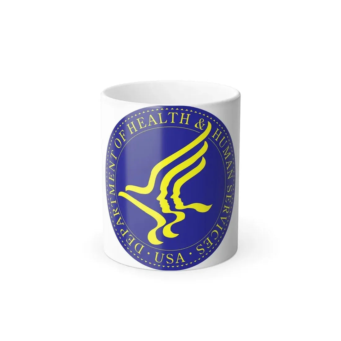Seal of the United States Department of Health and Human Services - Color Changing Coffee Mug 11oz - Go Mug Yourself