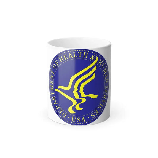 Seal of the United States Department of Health and Human Services - Color Changing Coffee Mug 11oz - Go Mug Yourself