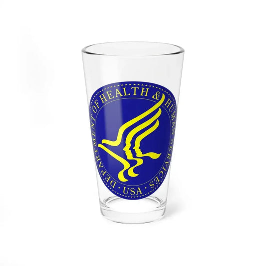 Seal of the United States Department of Health and Human Services - Pint Glass 16oz 16oz - Go Mug Yourself