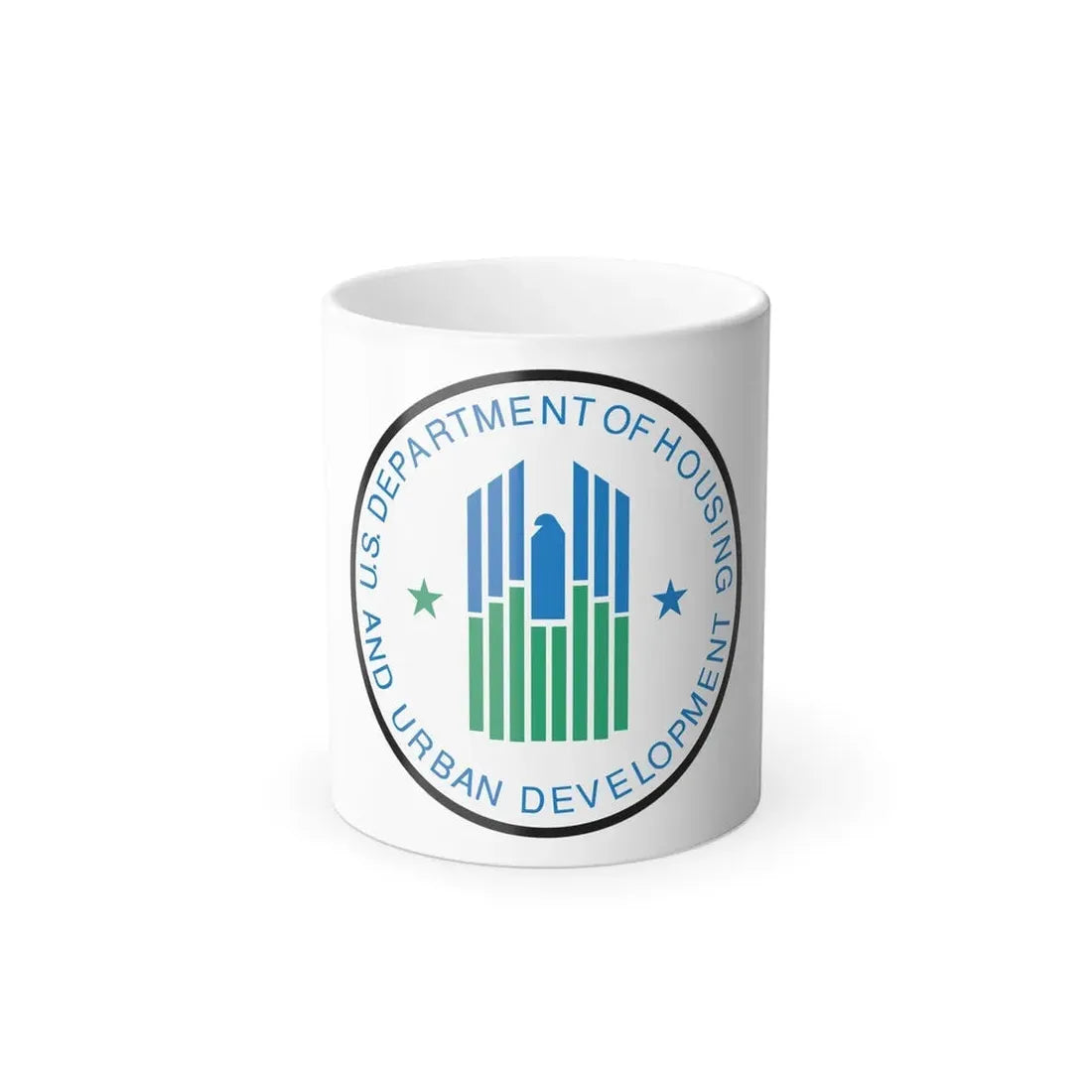 Seal of the United States Department of Housing and Urban Development - Color Changing Coffee Mug 11oz - Go Mug Yourself