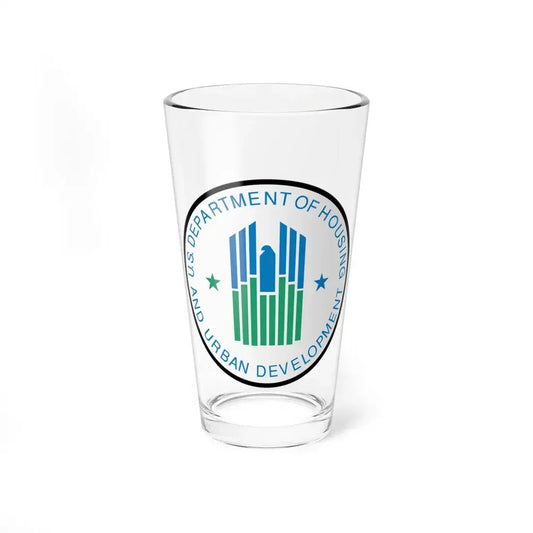 Seal of the United States Department of Housing and Urban Development - Pint Glass 16oz 16oz - Go Mug Yourself