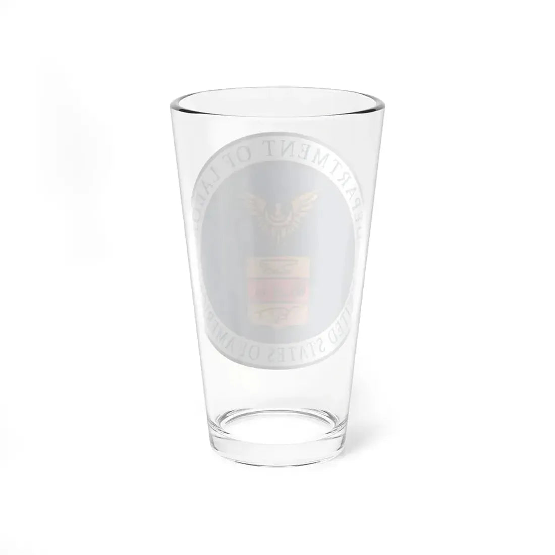 Seal of the United States Department of Labor - Pint Glass 16oz - Go Mug Yourself