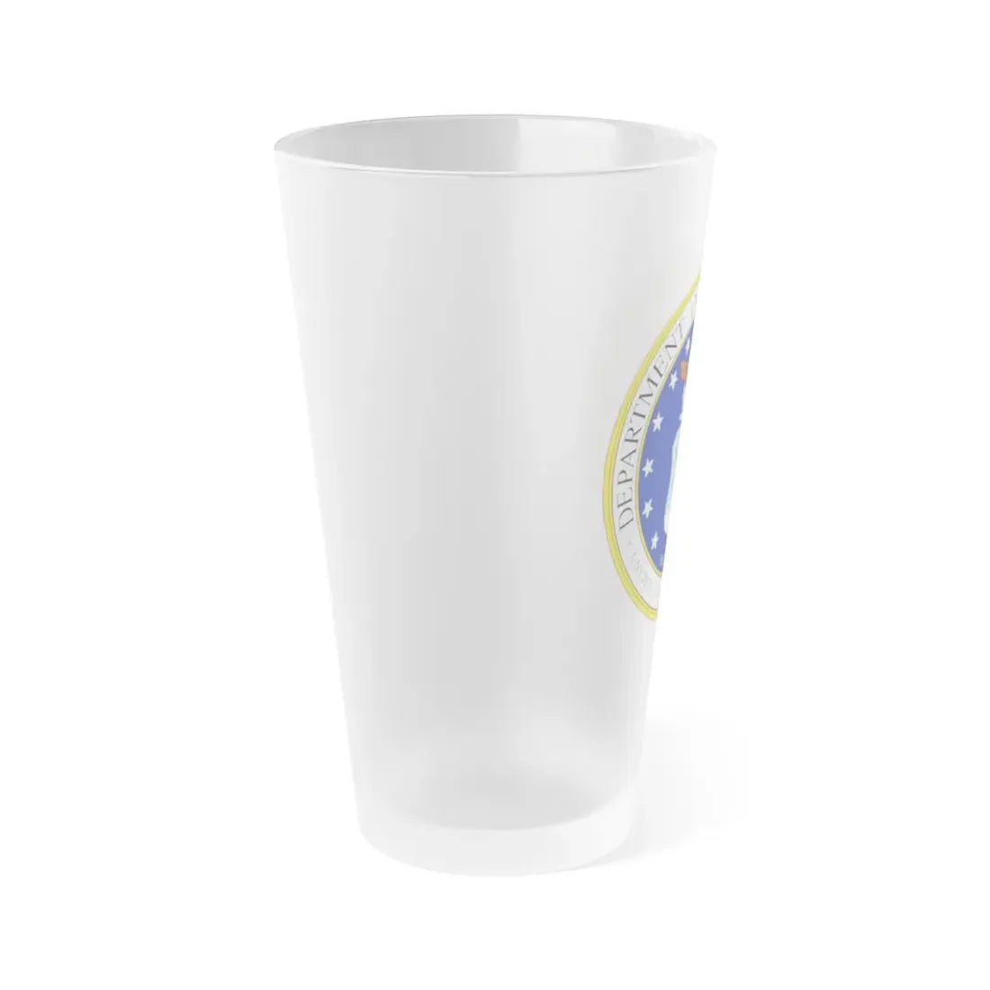 Seal of the United States Department of the Air Force - Frosted Pint Glass 16oz - Go Mug Yourself