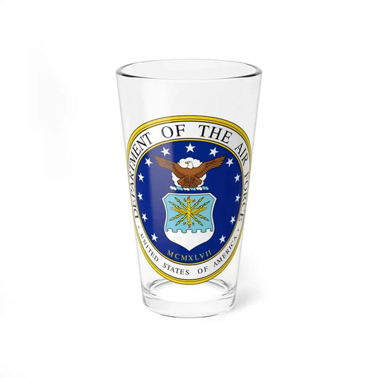 Seal of the United States Department of the Air Force - Pint Glass 16oz 16oz - Go Mug Yourself