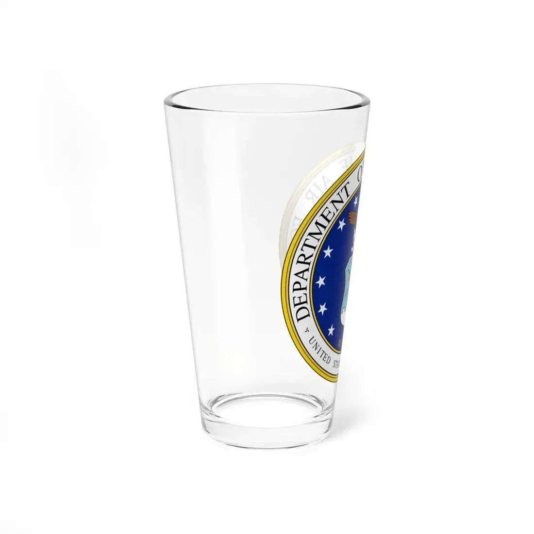 Seal of the United States Department of the Air Force - Pint Glass 16oz - Go Mug Yourself