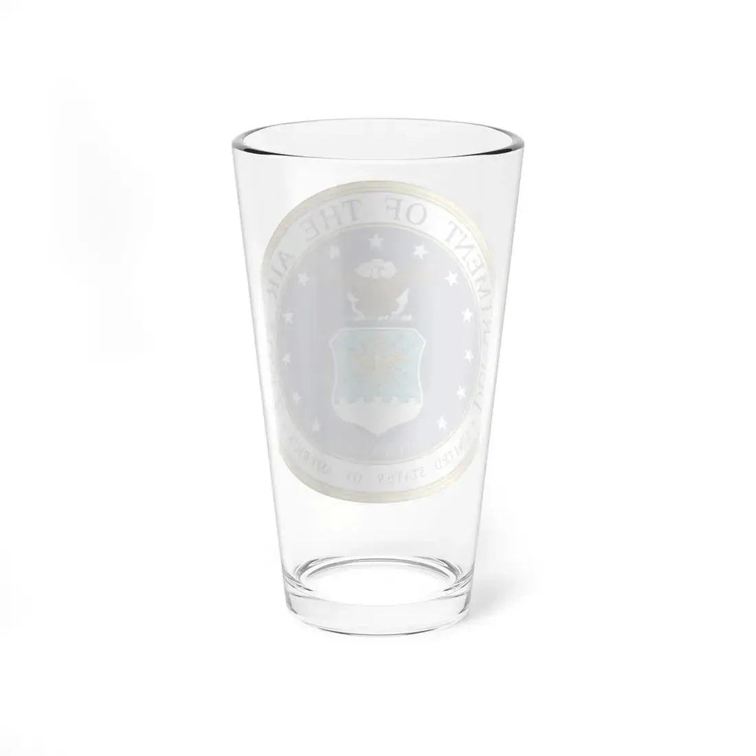 Seal of the United States Department of the Air Force - Pint Glass 16oz - Go Mug Yourself