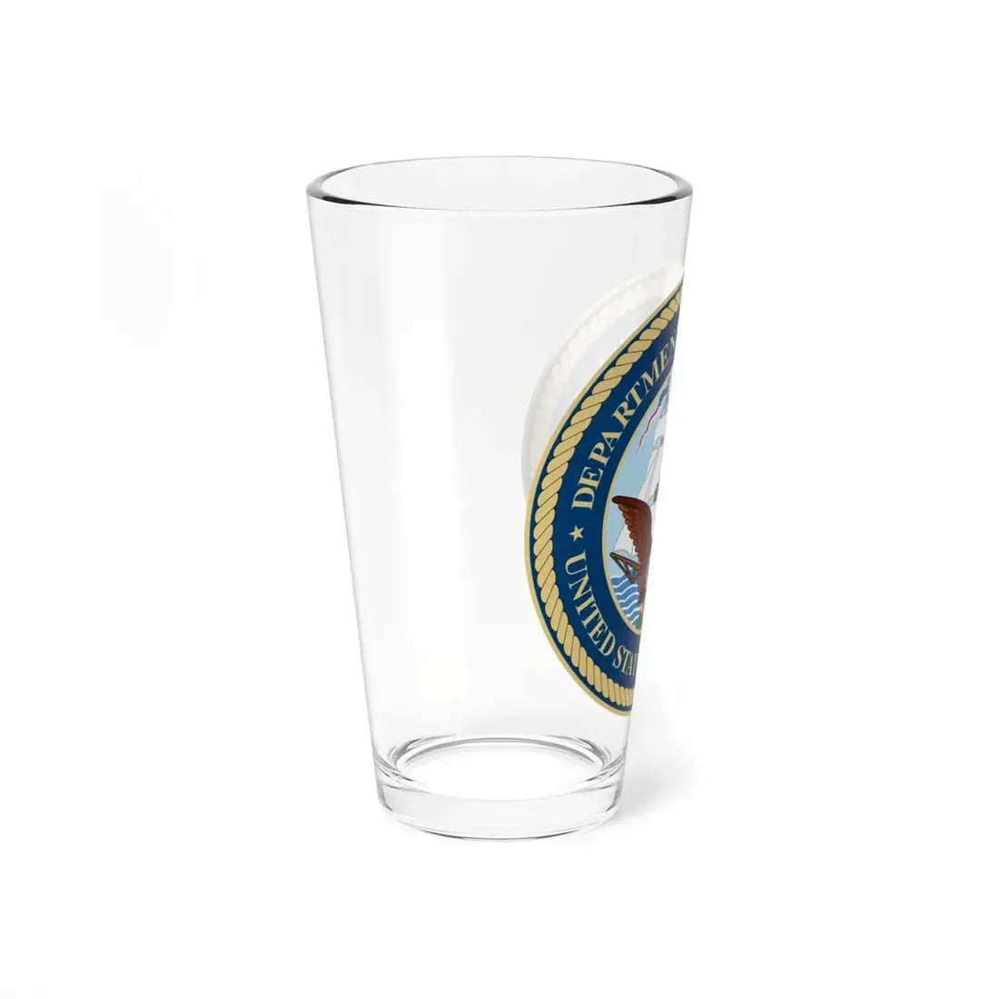 Seal of the United States Department of the Navy - Pint Glass 16oz - Go Mug Yourself
