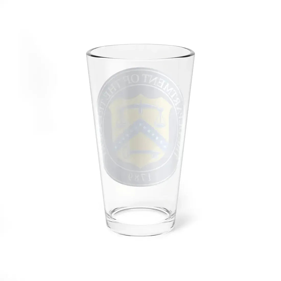 Seal of the United States Department of the Treasury - Pint Glass 16oz - Go Mug Yourself