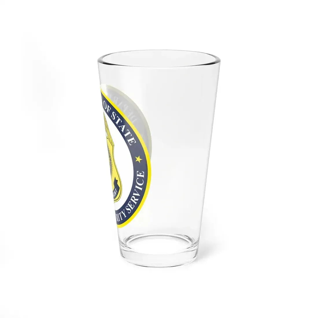 Seal of the United States Diplomatic Security Service - Pint Glass 16oz - Go Mug Yourself