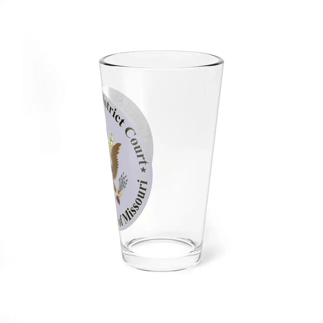 Seal of the United States District Court for the Eastern District of Missouri - Pint Glass 16oz - Go Mug Yourself