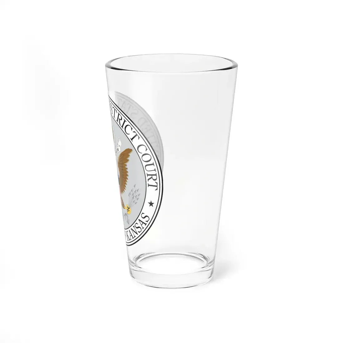 Seal of the United States District Court for the the District of Kansas - Pint Glass 16oz - Go Mug Yourself