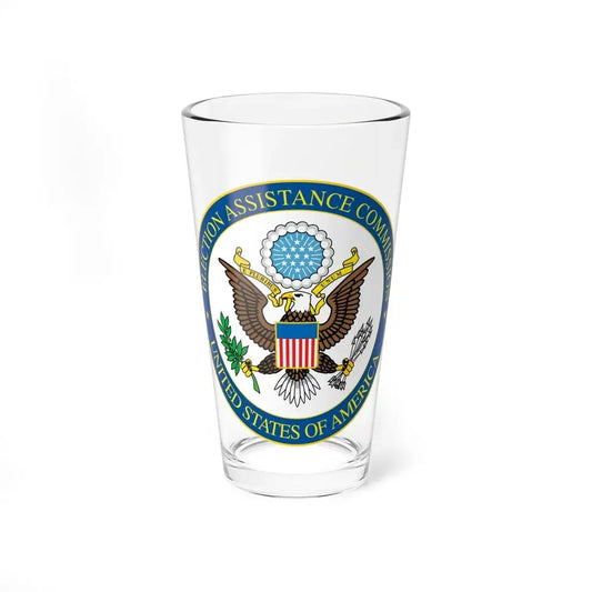 Seal of the United States Election Assistance Commission - Pint Glass 16oz 16oz - Go Mug Yourself