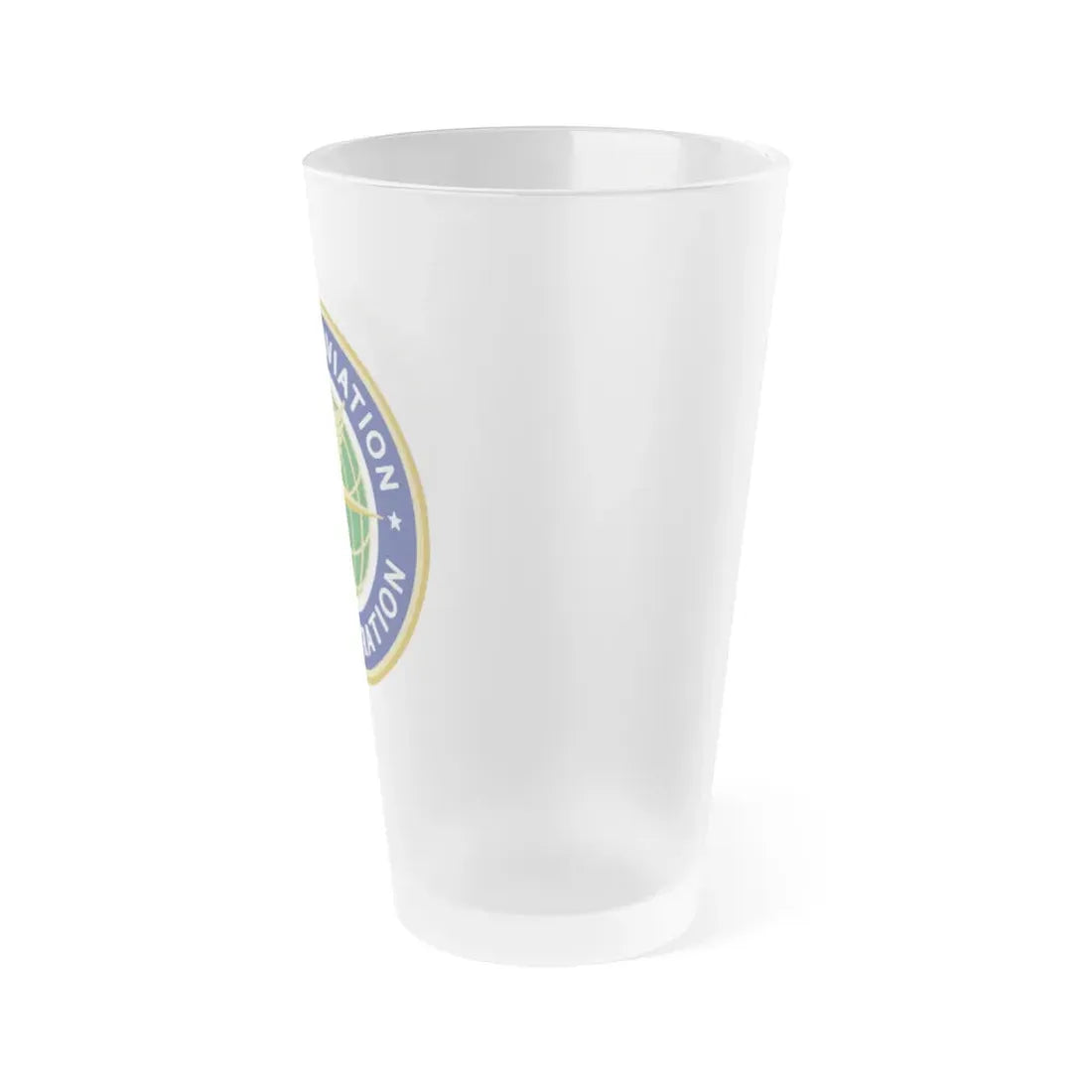 Seal of the United States Federal Aviation Administration - Frosted Pint Glass 16oz - Go Mug Yourself