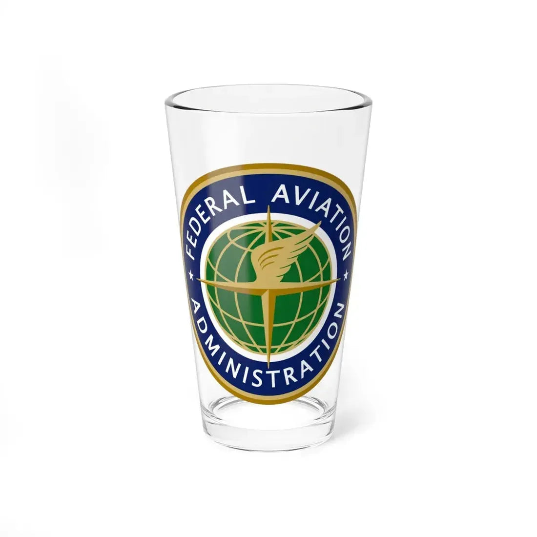 Seal of the United States Federal Aviation Administration - Pint Glass 16oz 16oz - Go Mug Yourself