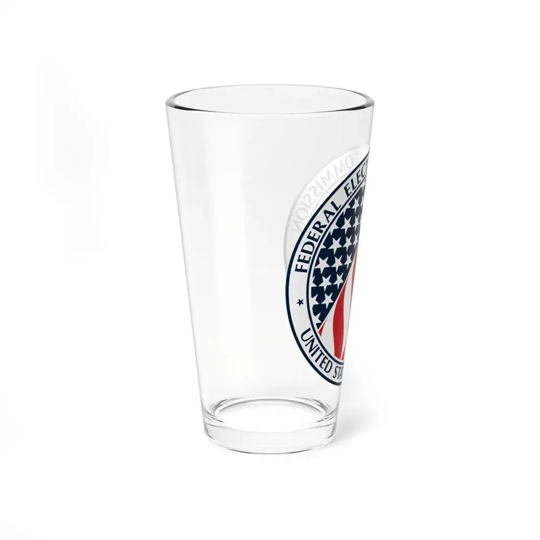 Seal of the United States Federal Election Commission - Pint Glass 16oz - Go Mug Yourself