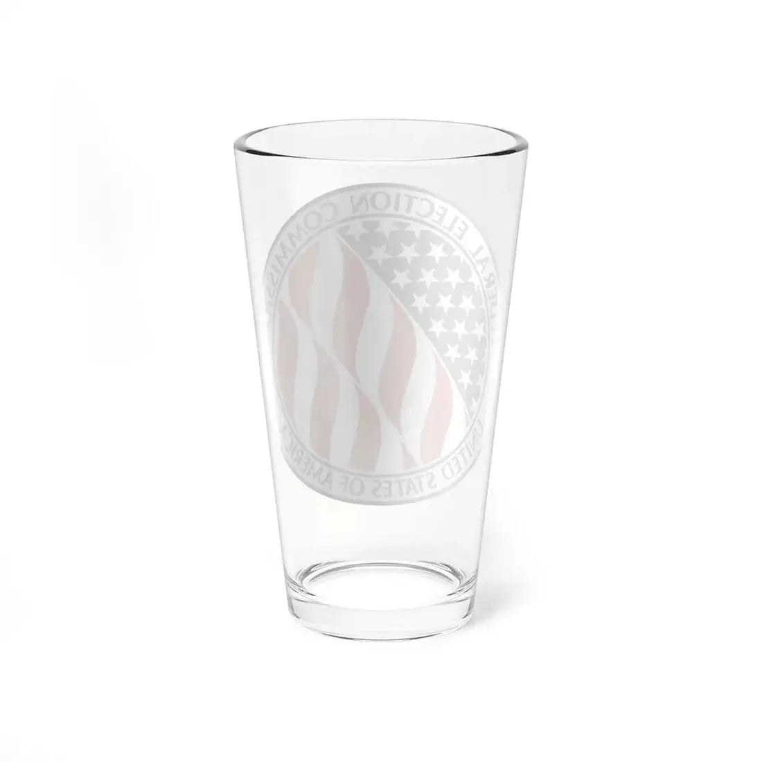 Seal of the United States Federal Election Commission - Pint Glass 16oz - Go Mug Yourself