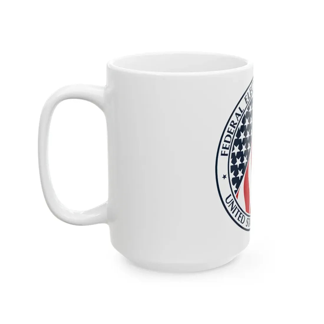 Seal of the United States Federal Election Commission - White Coffee Mug - Go Mug Yourself
