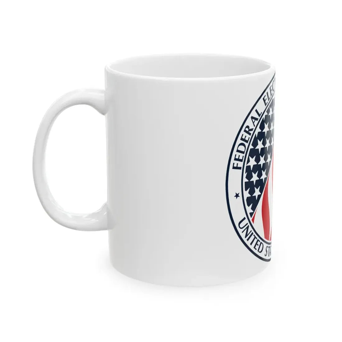 Seal of the United States Federal Election Commission - White Coffee Mug - Go Mug Yourself