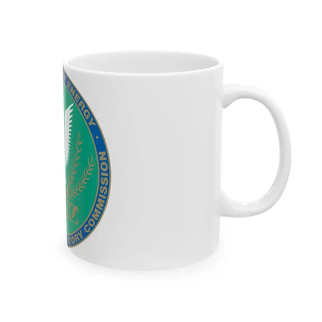 Seal of the United States Federal Energy Regulatory Commission - White Coffee Mug - Go Mug Yourself