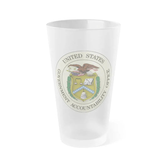 Seal of the United States Government Accountability Office - Frosted Pint Glass 16oz 16oz Frosted - Go Mug Yourself