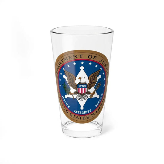 Seal of the United States Marshals Service - Pint Glass 16oz 16oz - Go Mug Yourself
