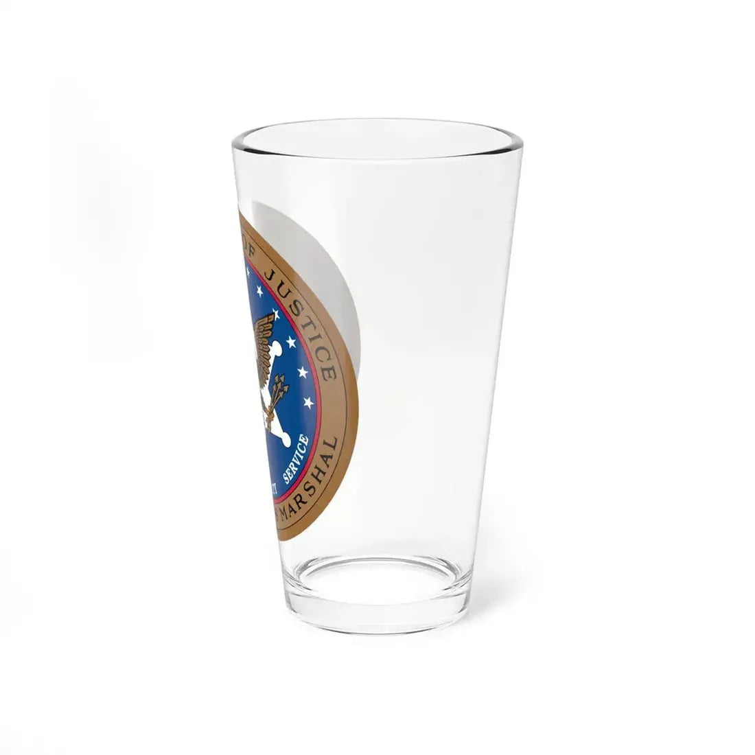 Seal of the United States Marshals Service - Pint Glass 16oz - Go Mug Yourself