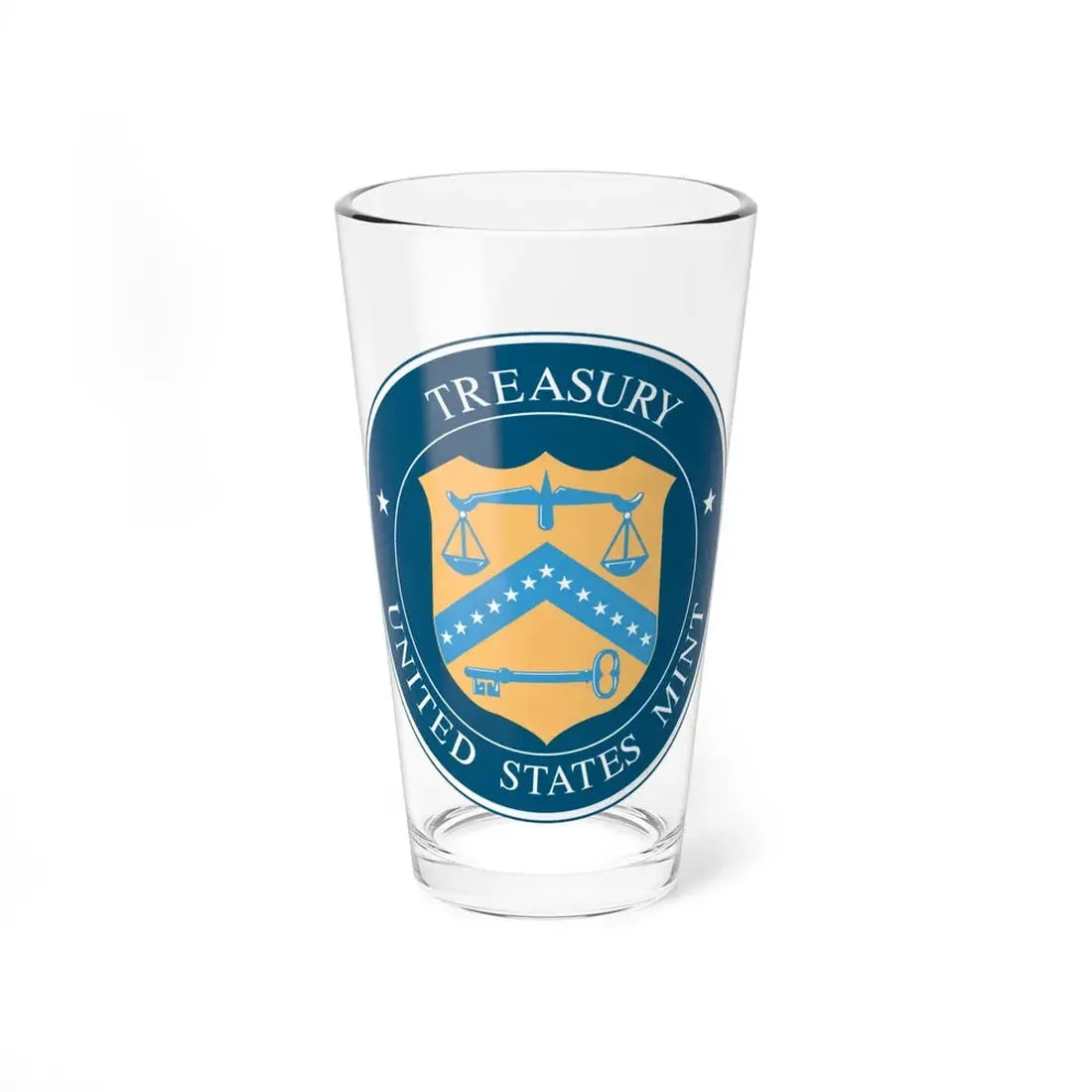 Seal of the United States Mint - Pint Glass 16oz 16oz - Go Mug Yourself
