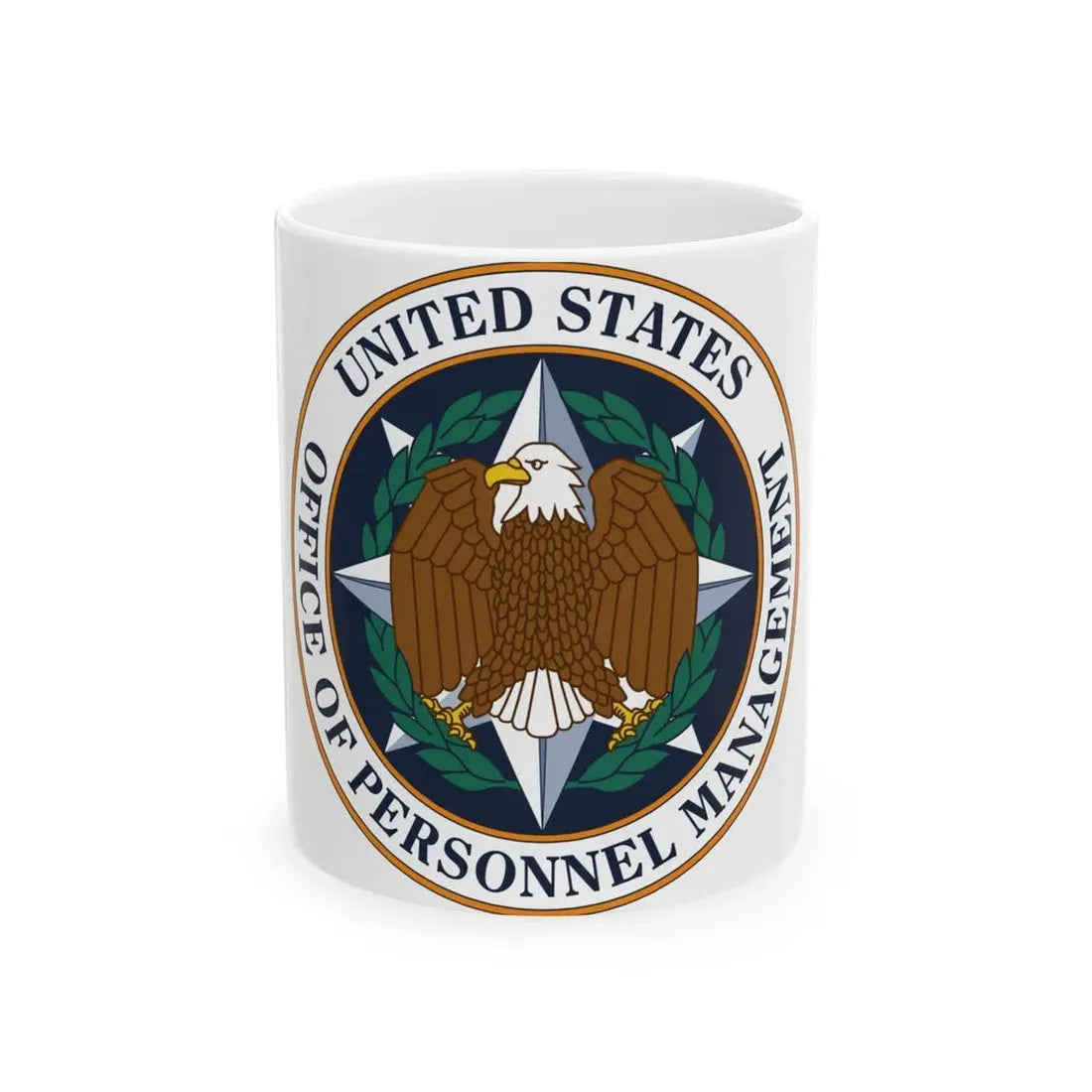 Seal of the United States Office of Personnel Management - White Coffee Mug 11oz - Go Mug Yourself