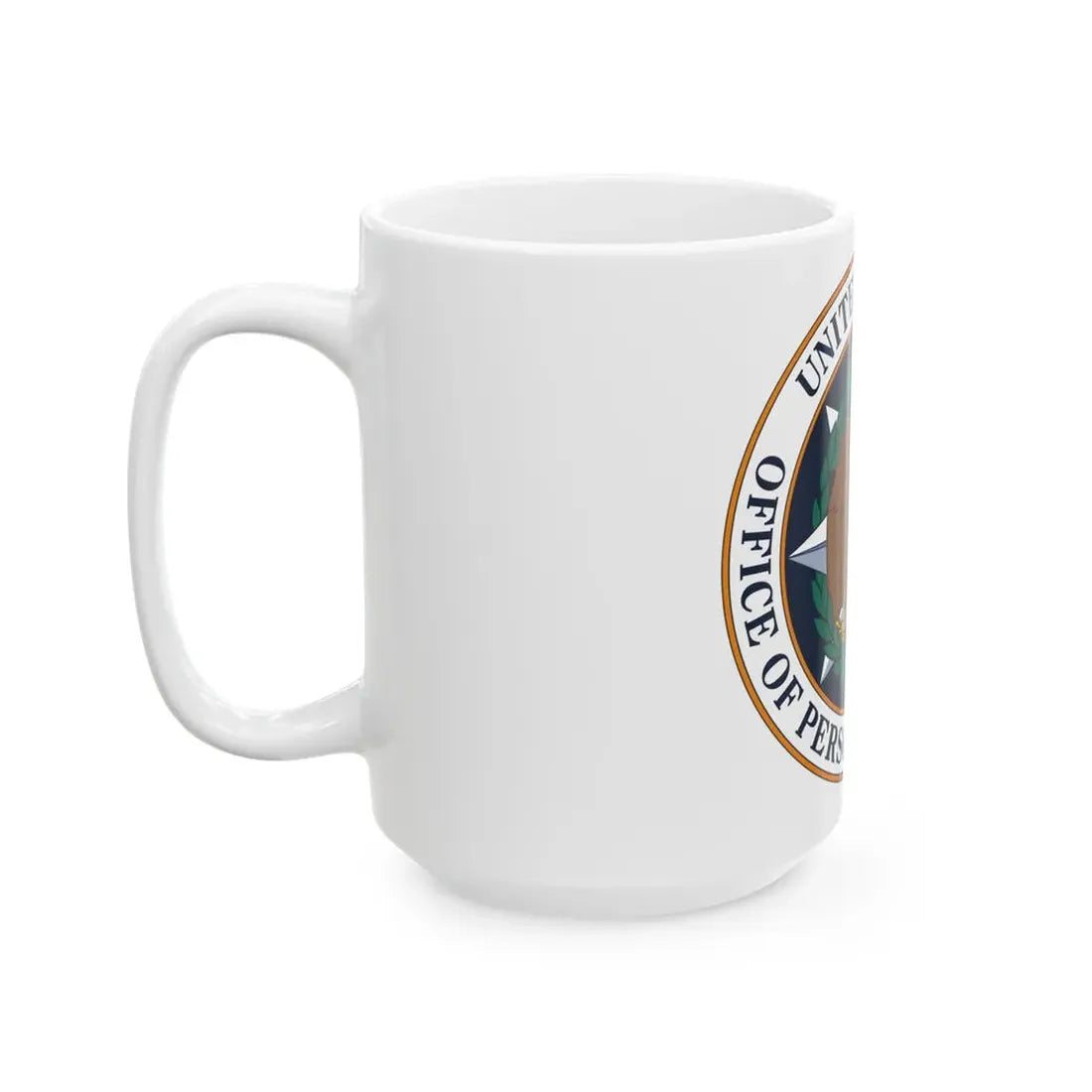 Seal of the United States Office of Personnel Management - White Coffee Mug - Go Mug Yourself