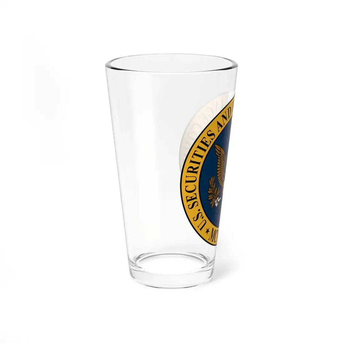 Seal of the United States Securities and Exchange Commission - Pint Glass 16oz - Go Mug Yourself