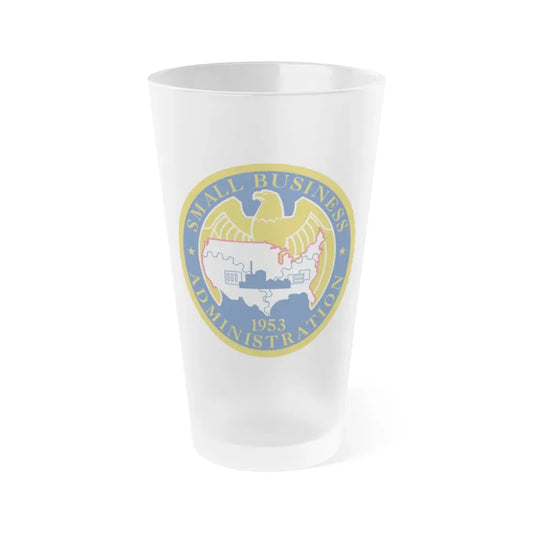 Seal of the United States Small Business Administration - Frosted Pint Glass 16oz 16oz Frosted - Go Mug Yourself