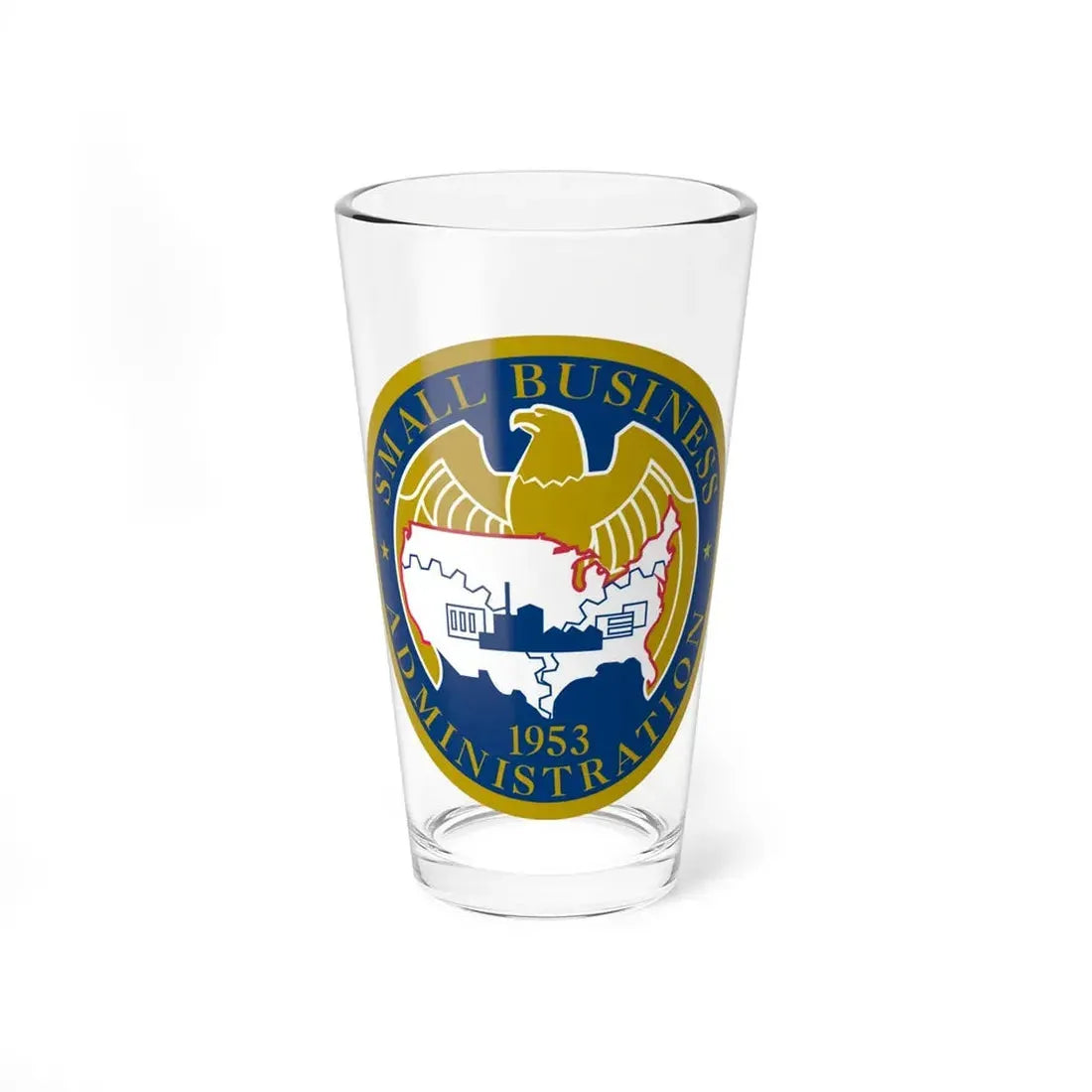 Seal of the United States Small Business Administration - Pint Glass 16oz 16oz - Go Mug Yourself