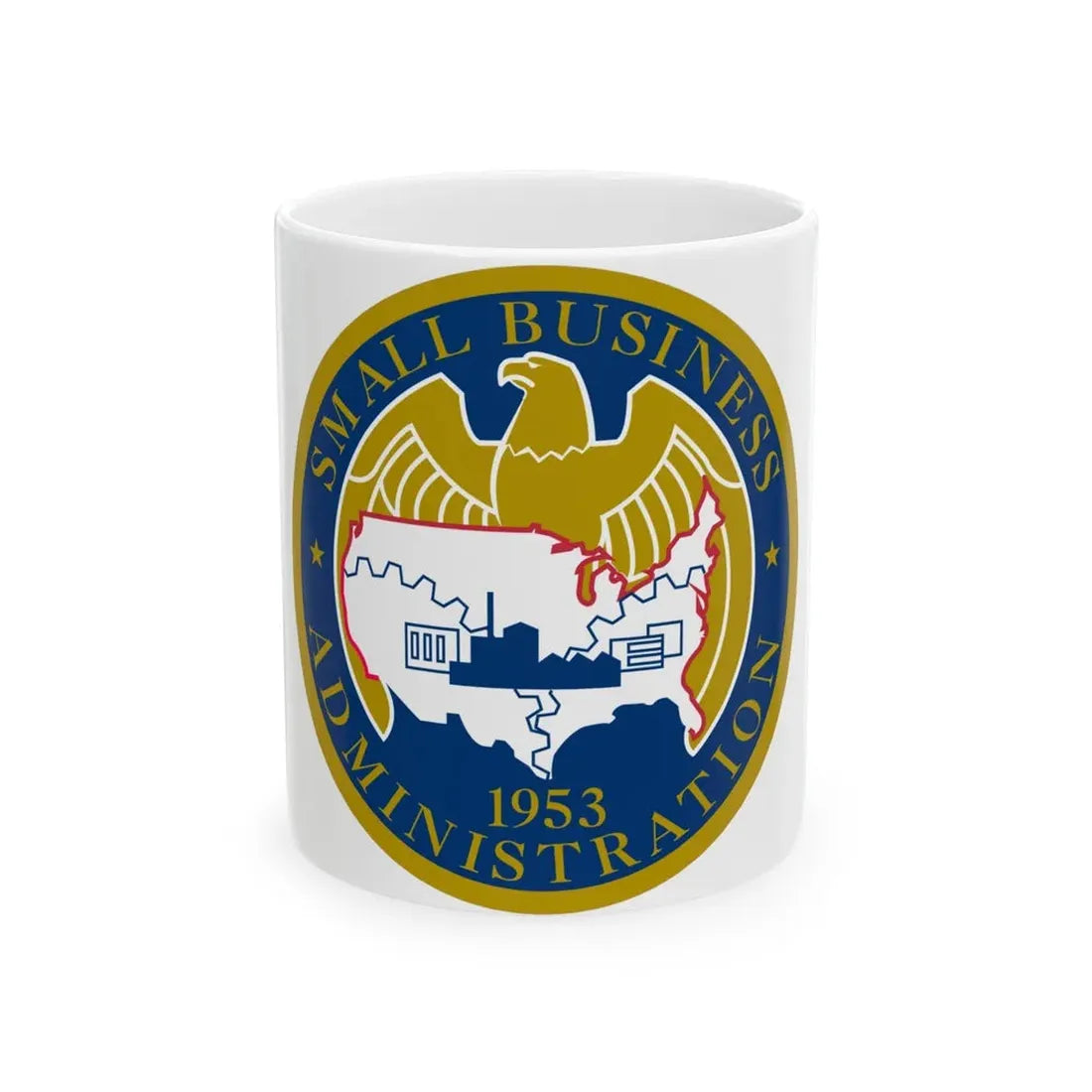 Seal of the United States Small Business Administration - White Coffee Mug 11oz - Go Mug Yourself