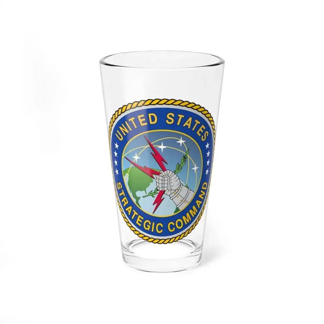 Seal of the United States Strategic Command - Pint Glass 16oz 16oz - Go Mug Yourself