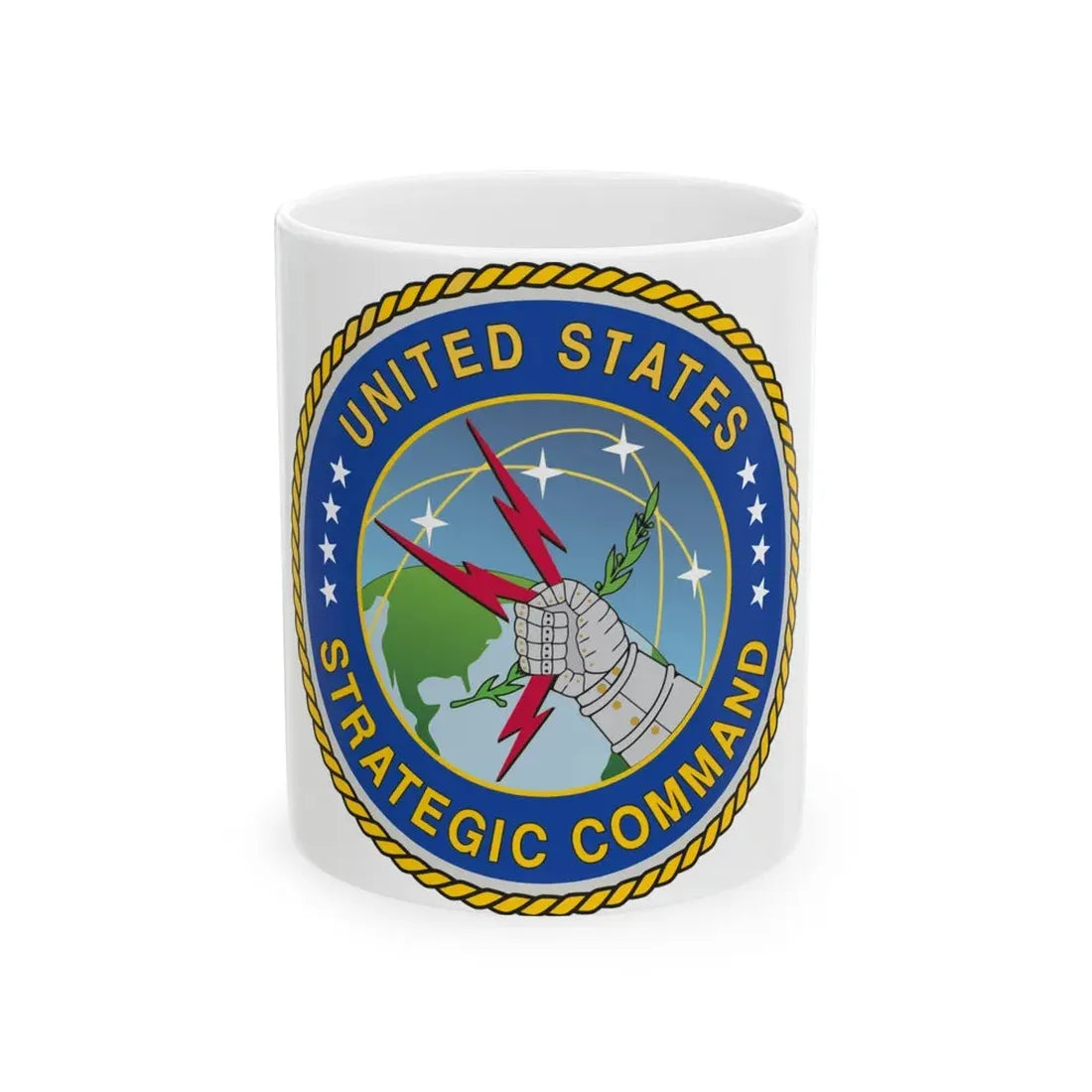 Seal of the United States Strategic Command - White Coffee Mug 11oz - Go Mug Yourself