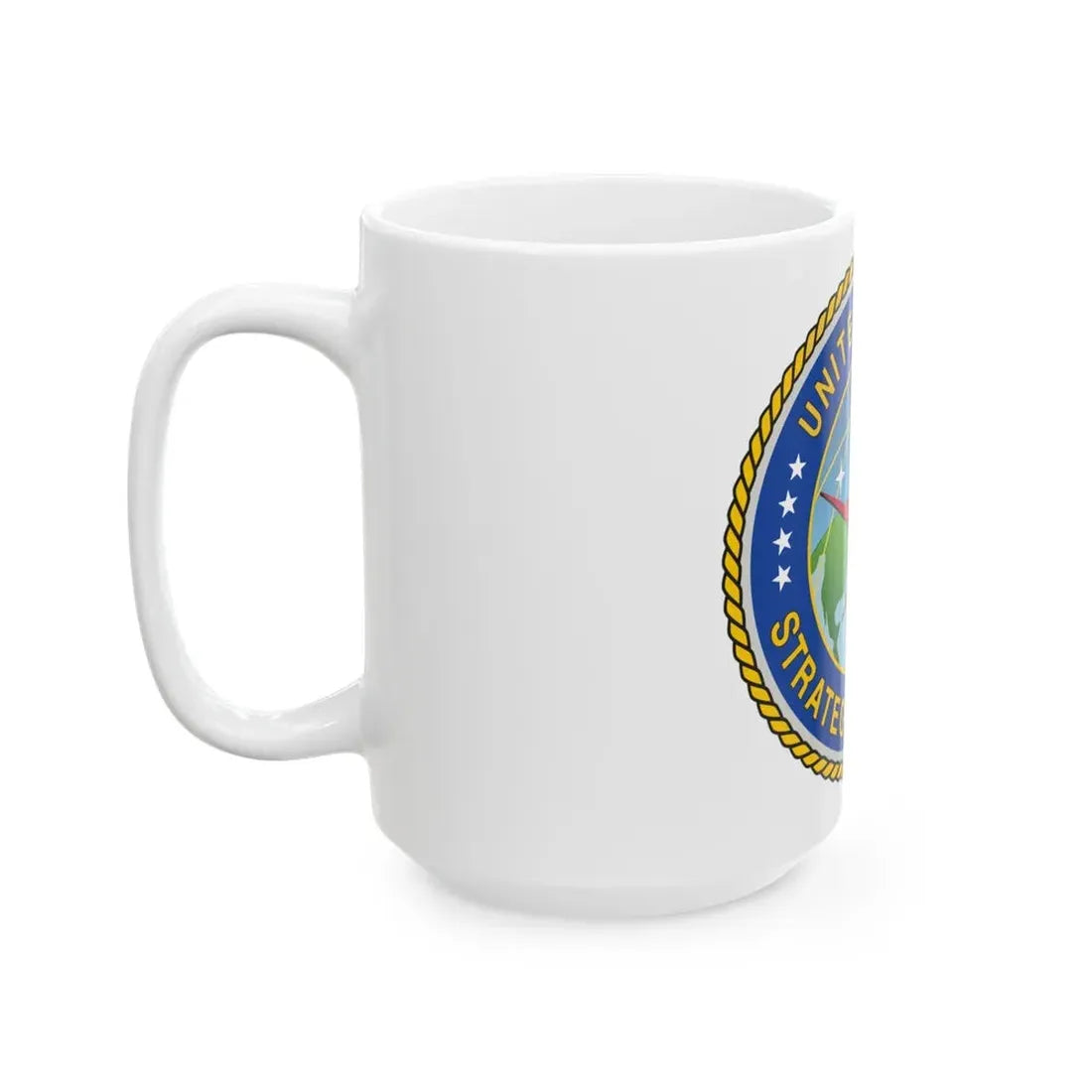 Seal of the United States Strategic Command - White Coffee Mug - Go Mug Yourself