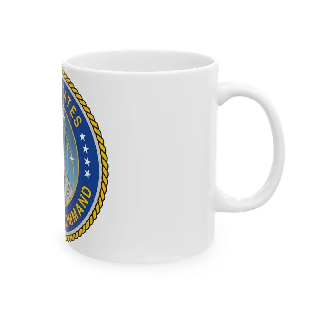 Seal of the United States Strategic Command - White Coffee Mug - Go Mug Yourself